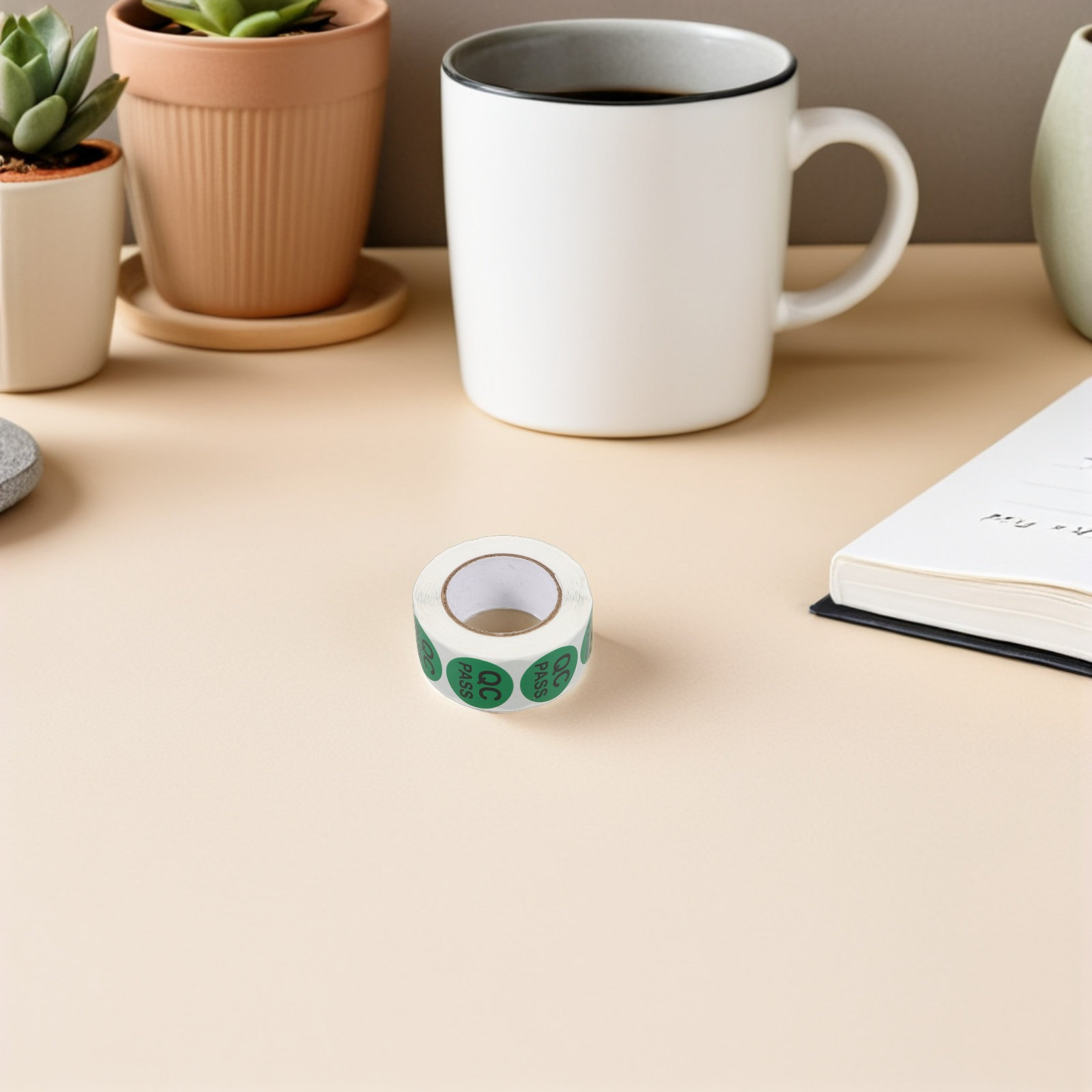 5 Rollen Qualitätskontrollaufk – Sticker Label Roll Bewertung und Preis