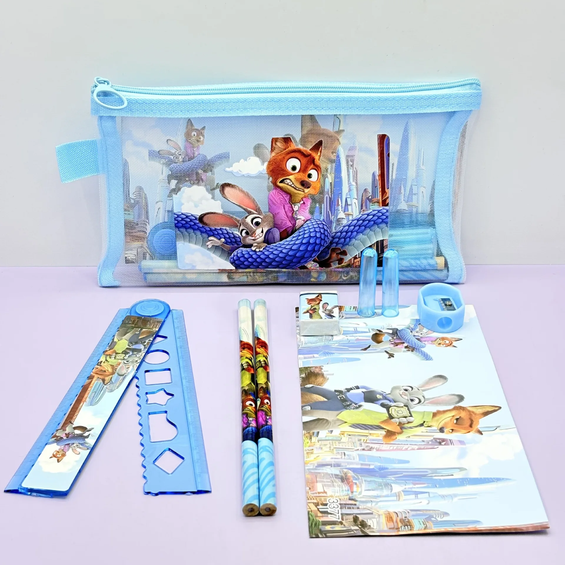 Niedliches blaues Cartoon-Katz – Stationery Supplier Bewertung und Preis